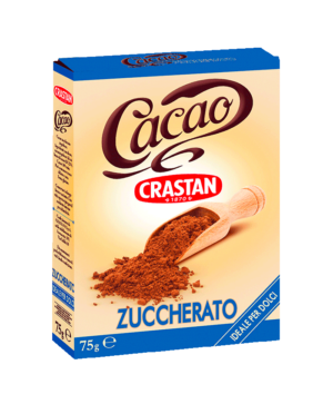 cacao in polvere zuccherato crastan