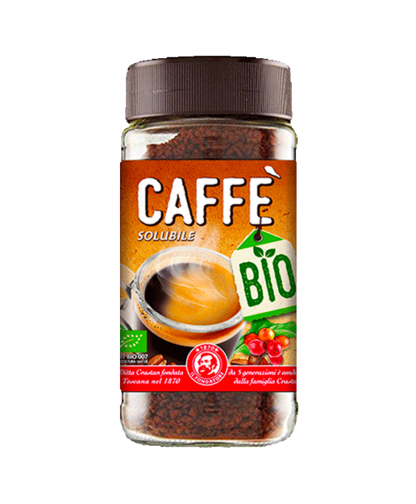 caffè solubile biologico crastan