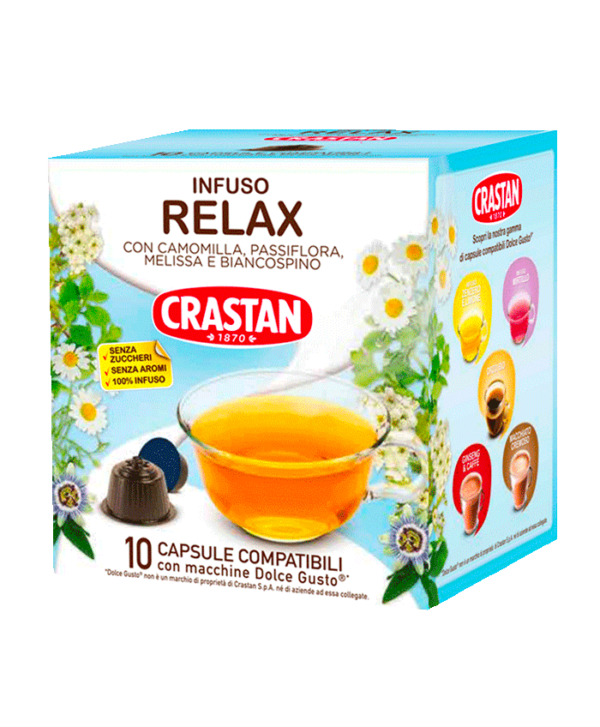 capsule infuso relax compatibili dolce gusto crastan