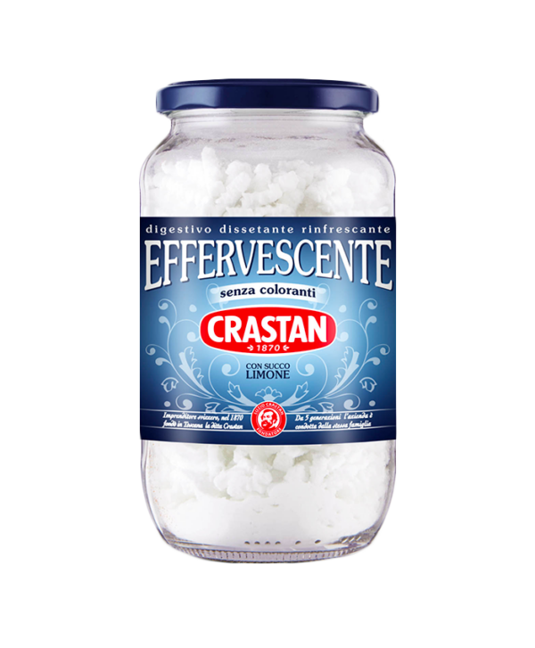 digestivo effervescente in vetro crastan