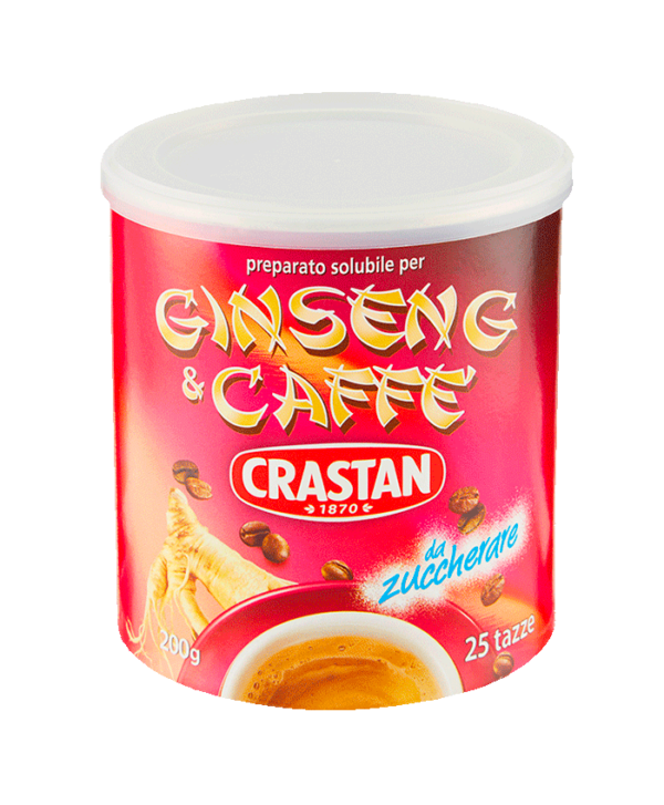 ginseng e caffè solubile in barattolo crastan