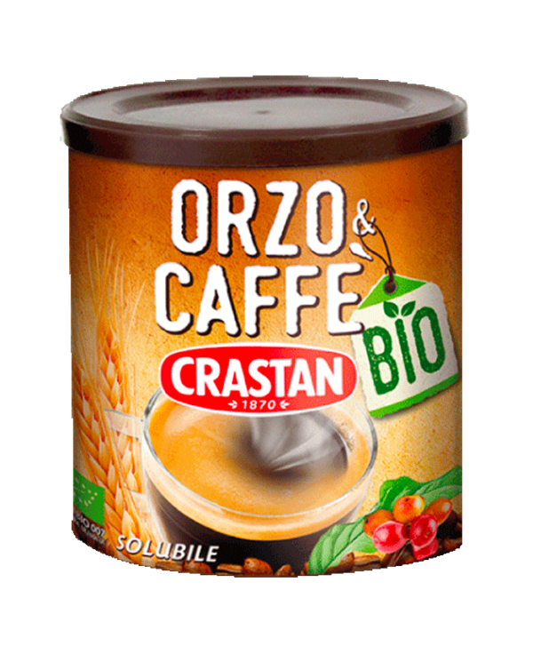 orzo e caffè bio solubili crastan