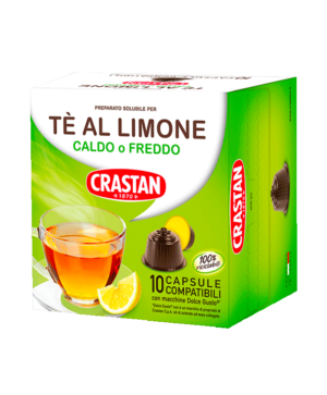 capsule te al limone compatibili dolce gusto crastan