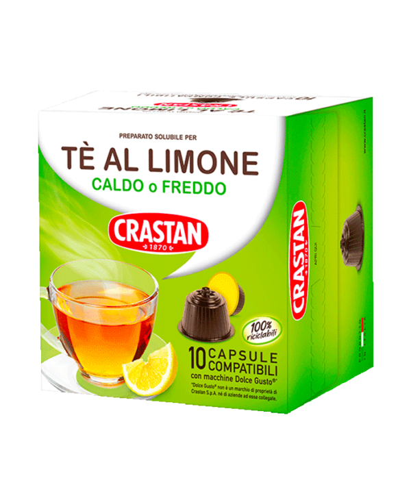 capsule te al limone compatibili dolce gusto crastan