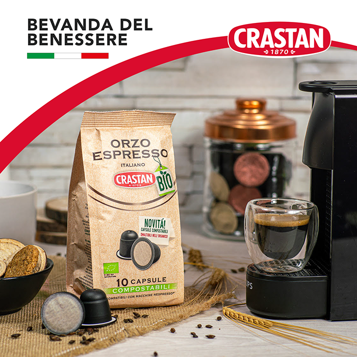 Orzo Espresso Italiano Bio - CRASTAN