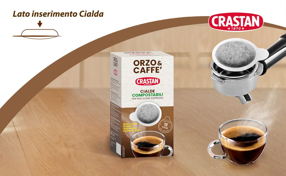 cialde ese compatibili orzo caffe crastan