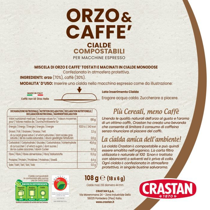 Orzo & Caffè - Cialde ESE  Ø 44 mm - immagine 2